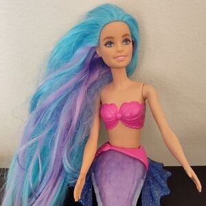 Barbie Mermaid Doll with Blue and Pink Hair